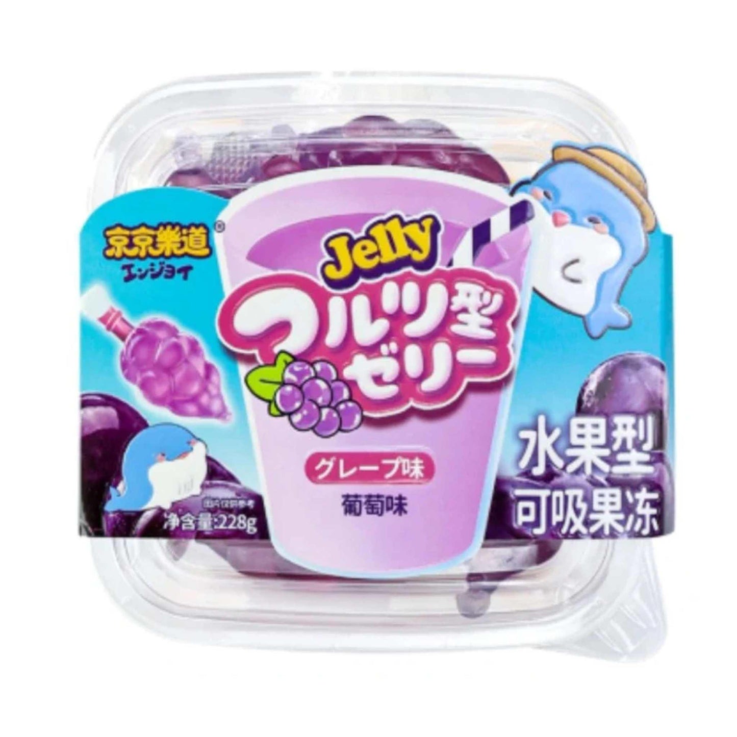 Ennjoi Grape Fruit Shaped Jelly 228g CHN
