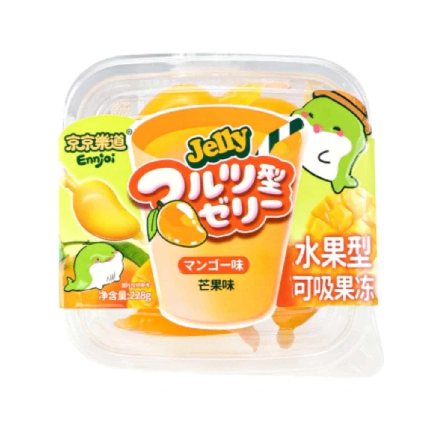 Ennjoi Mango Fruit Shaped Jelly 228g CHN