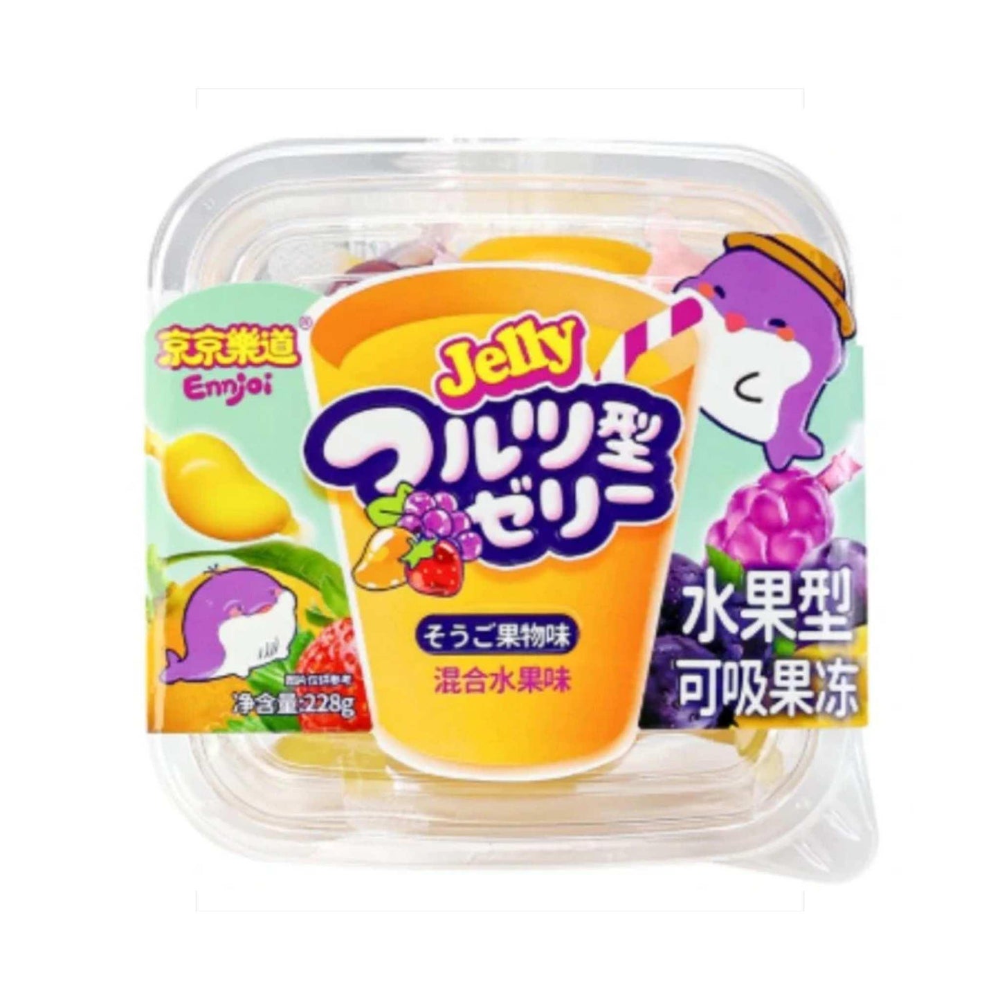 Ennjoi Mixed Fruit Shaped Jelly 228g CHN