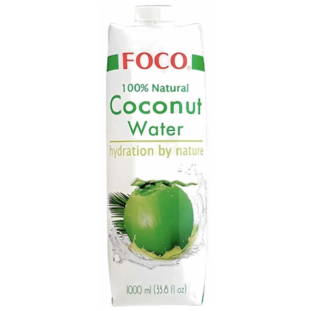 FOCO 100% natural coconut water 1L (NUOC DUA NGUYEN CHAT)