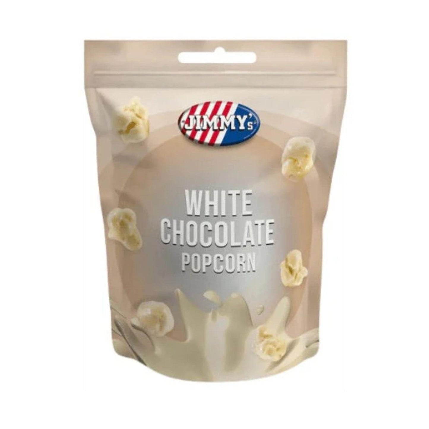 Jimmy's White Chocolate Covered Popcorn 120g NL