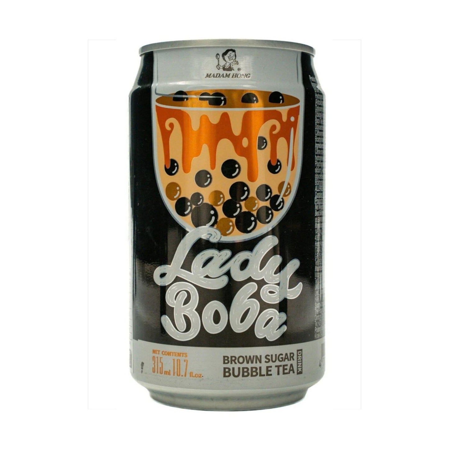 Madam Hong Lady Boba Brown Sugar Bubble Tea 315ml TWN