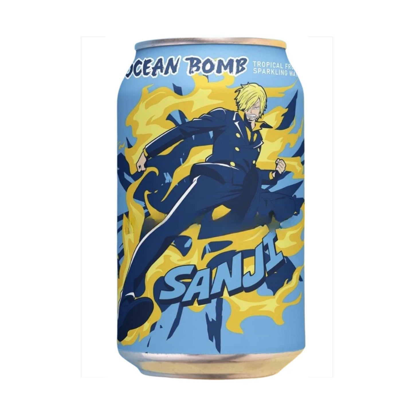One Piece Tropical Fruit Flavored Soft Drink Sanji Ocean Bomb - 330mL