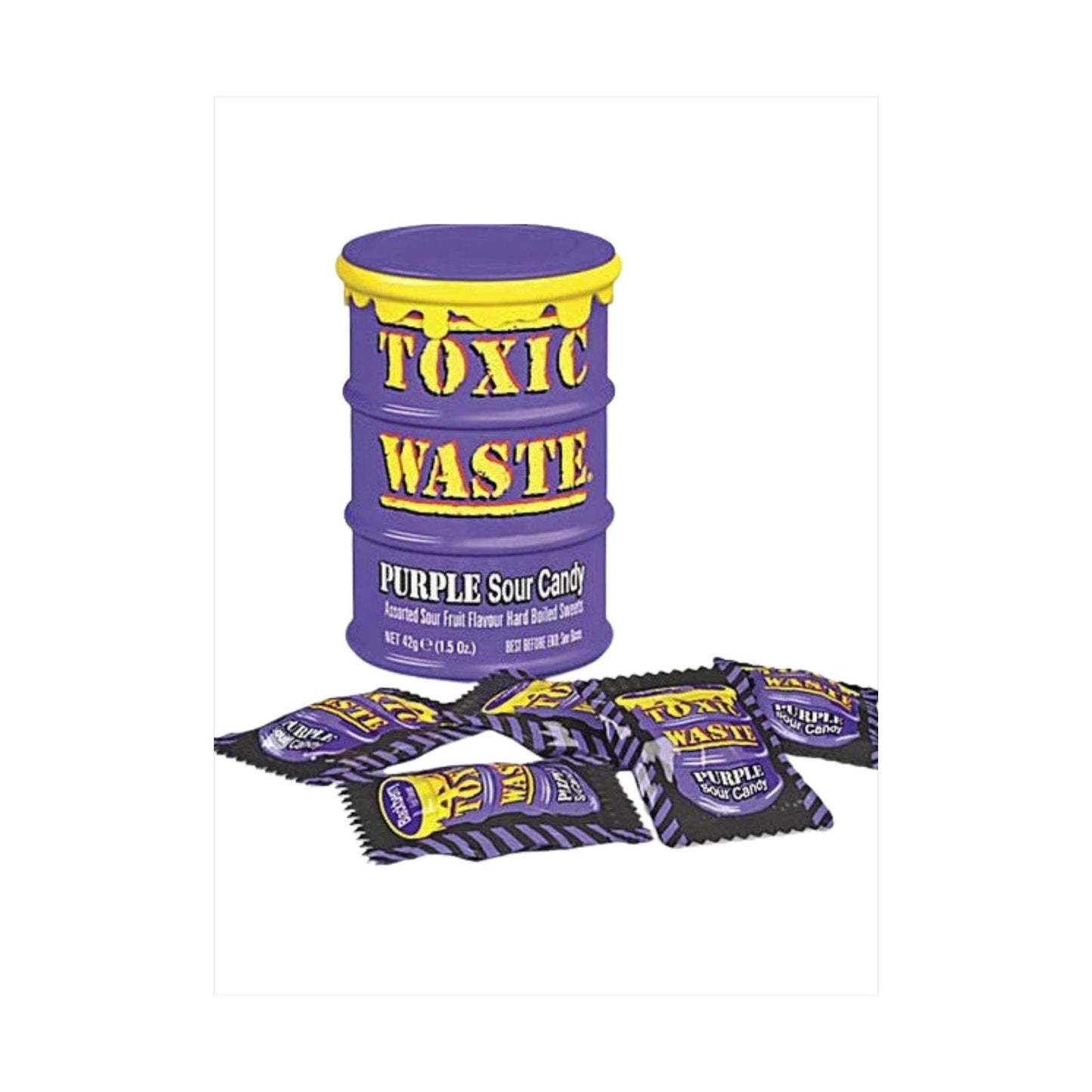 Toxic Waste Purple Kyselé Bonbóny 42g UK