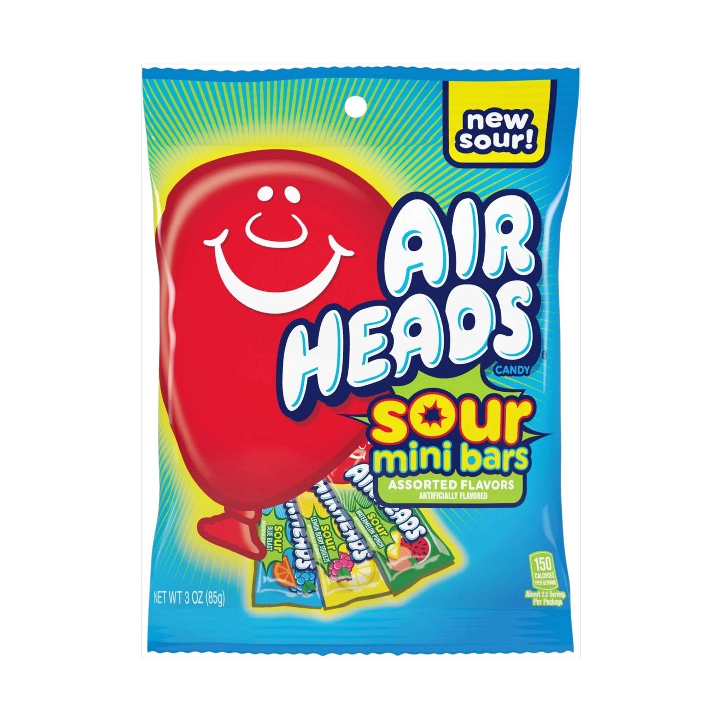 Airheads Bars Mini Assorted Sour 85g
