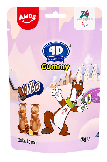 Amos 4D Milo Cola Lemon 50g