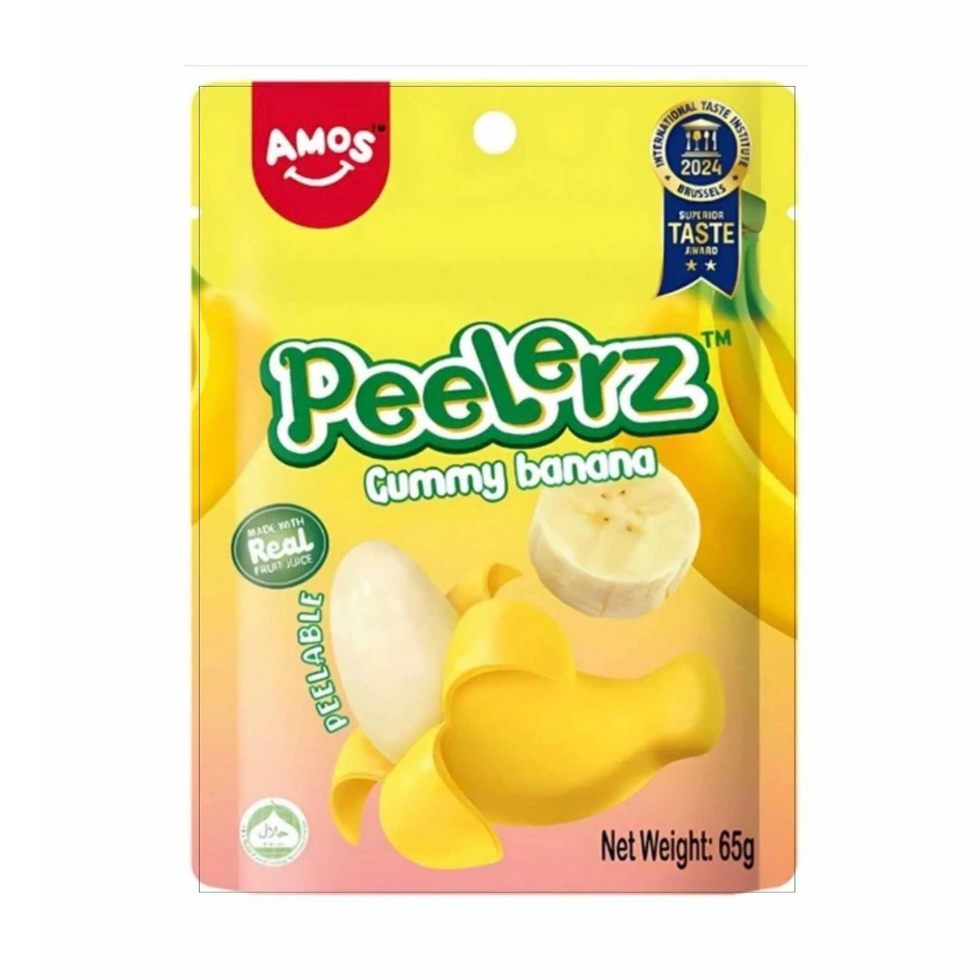 Amos Peelerz Gummy Banana 65g