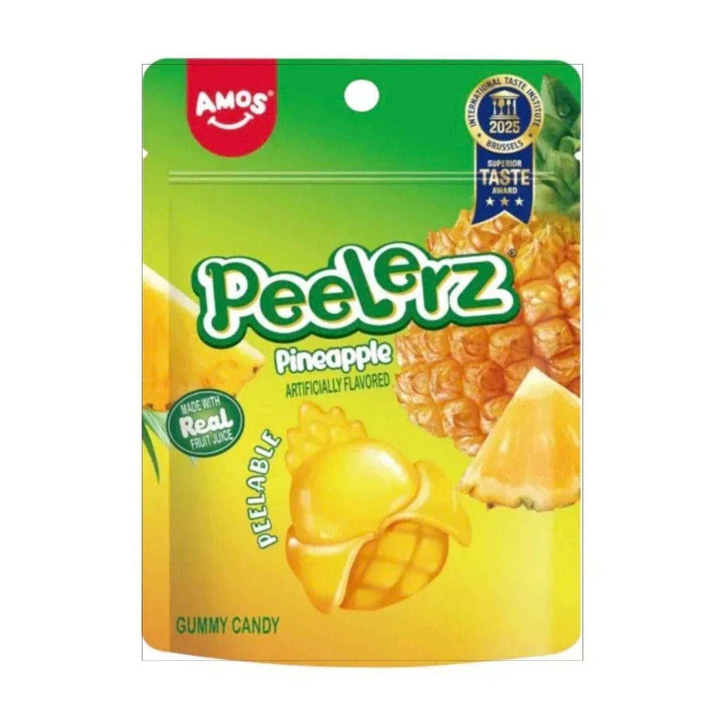Amos Peelerz Gummy Pineapple 65g