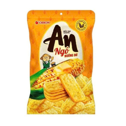 An Ngo Butter Baked Rice Crackers, 120g Pack