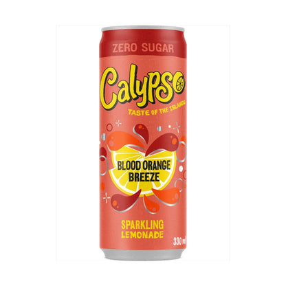 BEVER CALYPSO 330 ML BLOOD ORANGE BREEZE ZERO SUGAR