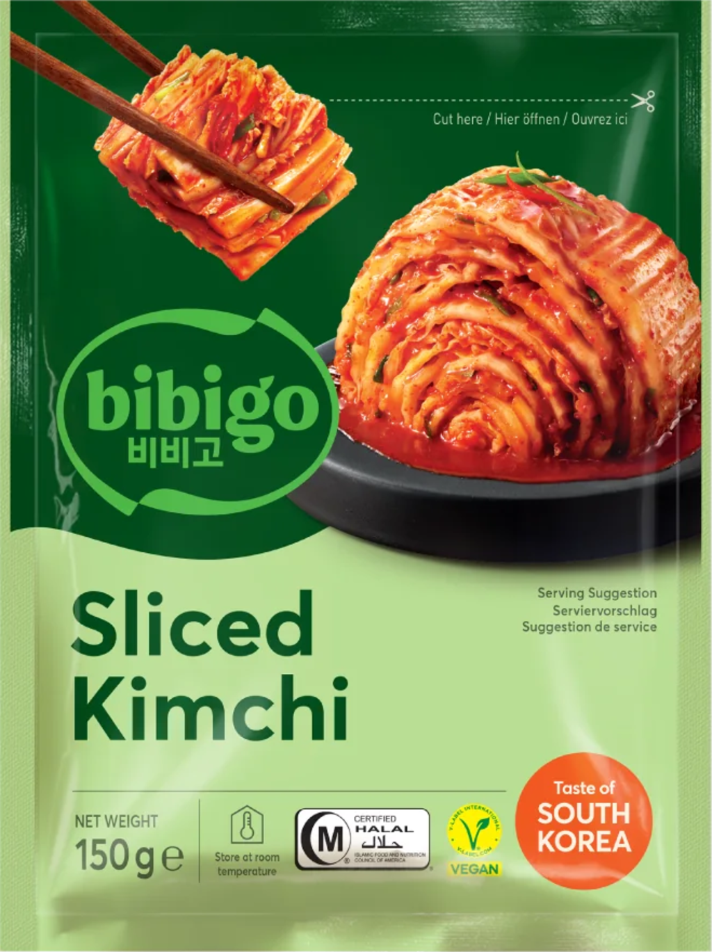BIBIGO Kimchi Sliced 150g