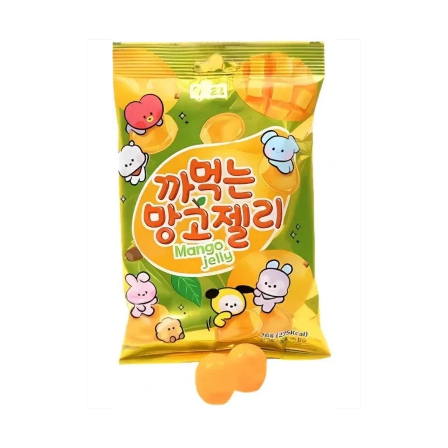 BT21 Mango Peeling Gummy 76g