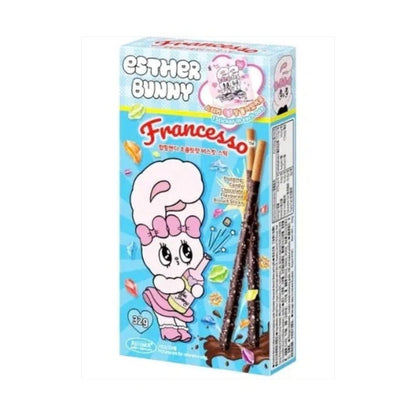 Baiwei Popping Candy Chocolate Coated Biscuit Sticks 32g CHN
