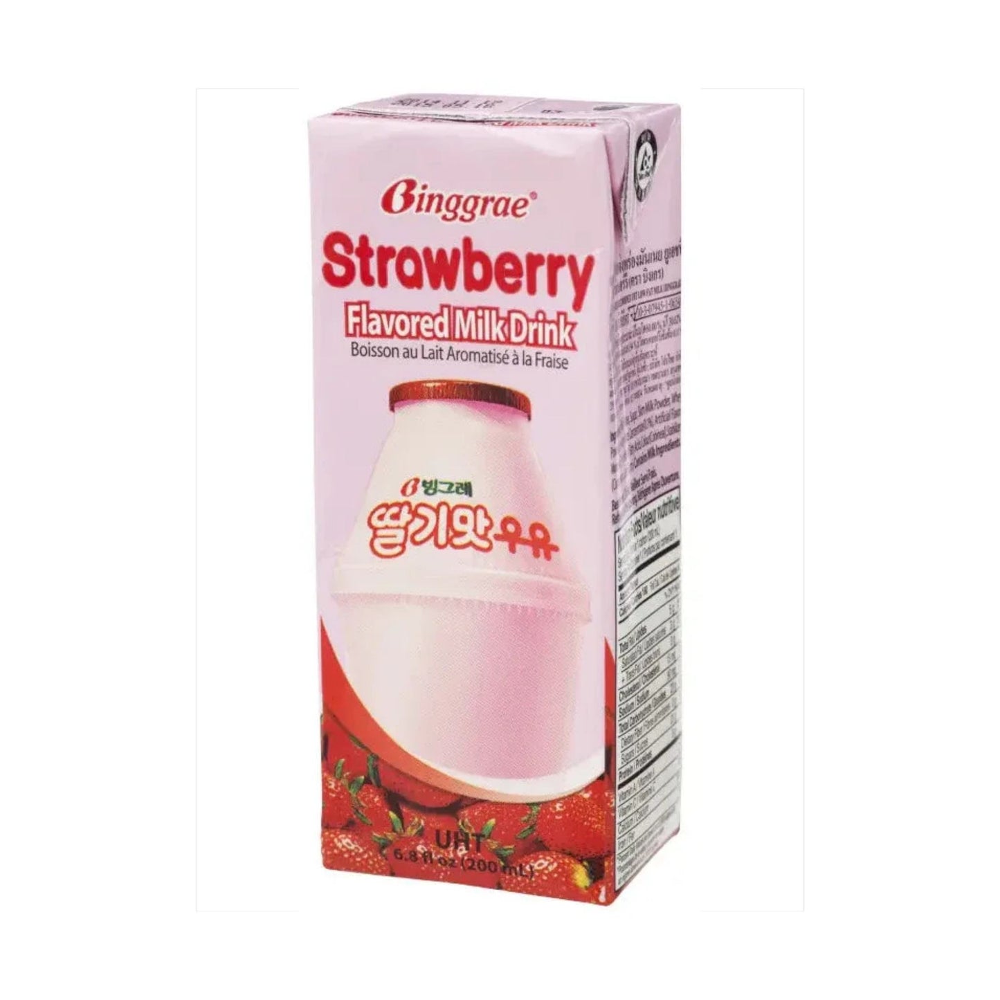 Binggrae Strawberry Flavored Milk 200ml