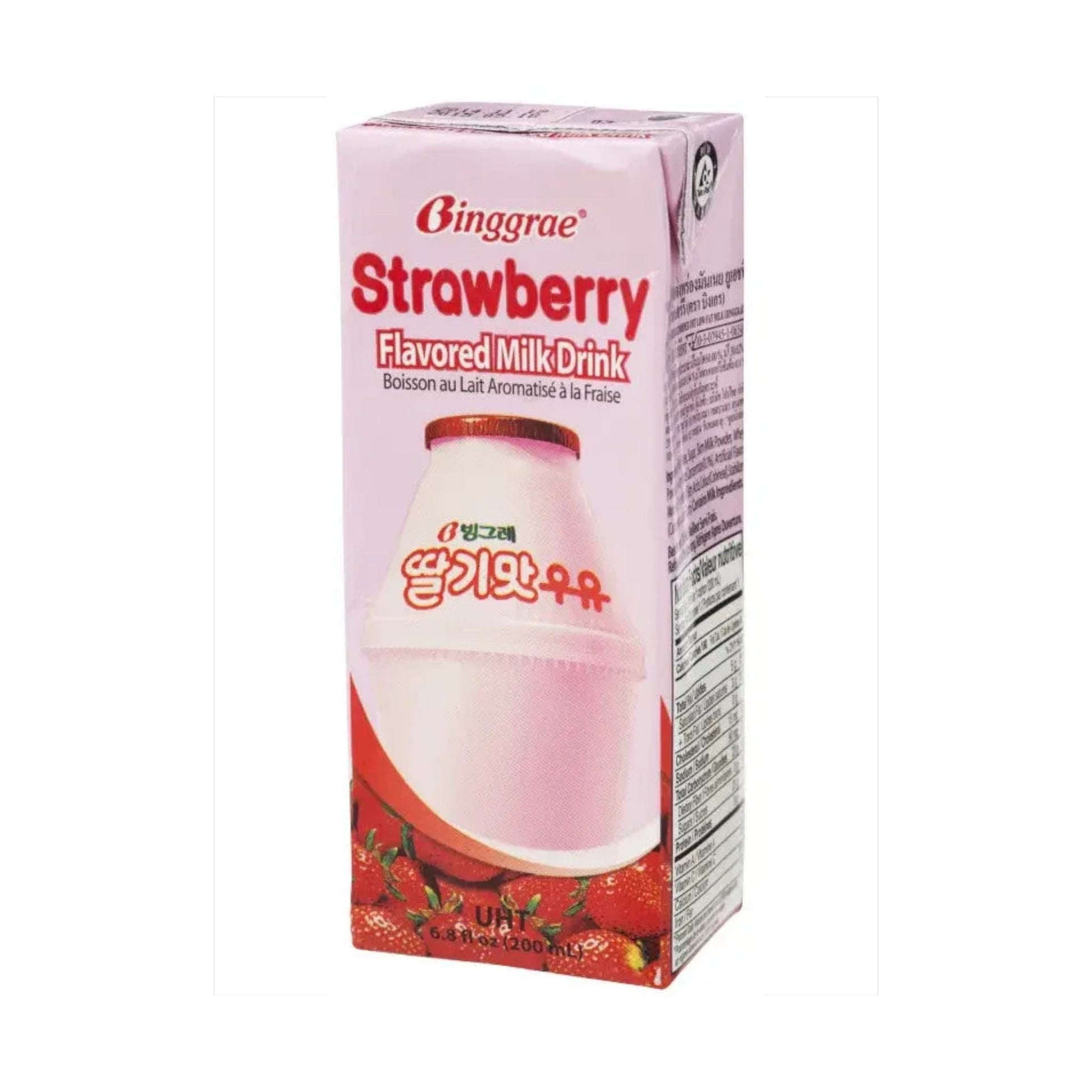 Binggrae Strawberry Flavored Milk 200ml