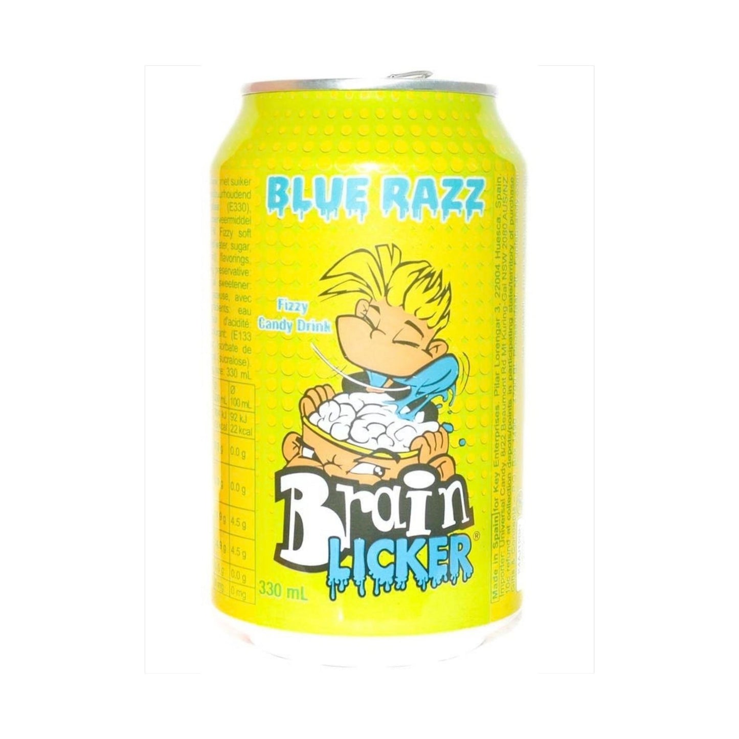 Brain Licker Soda Blue Razz 330ml