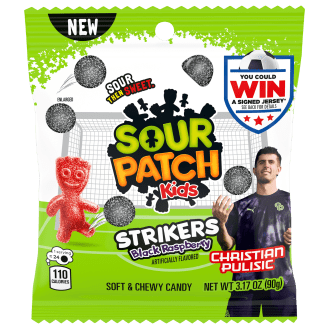 CANDY SOUR PATCH KIDS  90 GR STRICKERS BLACK RASPBERRY
