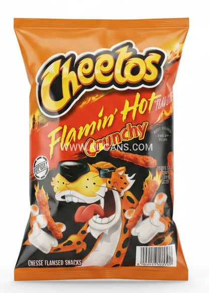 Cheetos Flamin Hot Crunchy 226g