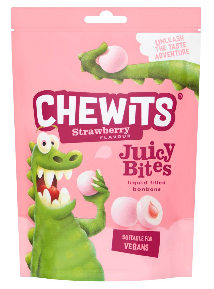 Chewits Strawberry Flavour Juicy Bites 115g