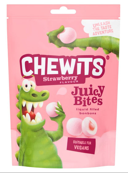 Chewits Strawberry Flavour Juicy Bites 115g