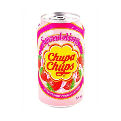 Chupa Chups Sparkling Strawberry & Cream Soda 345 ml