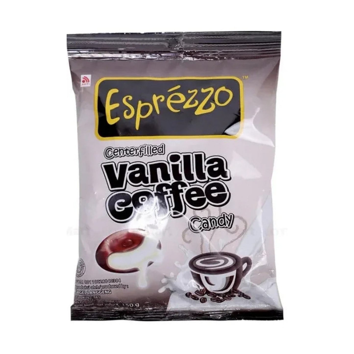 Coffee candies Esprezzo with vanilla filling Agel 150g