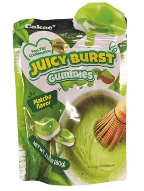 Cokoc Double Layer Filled Gummies Matcha 60g
