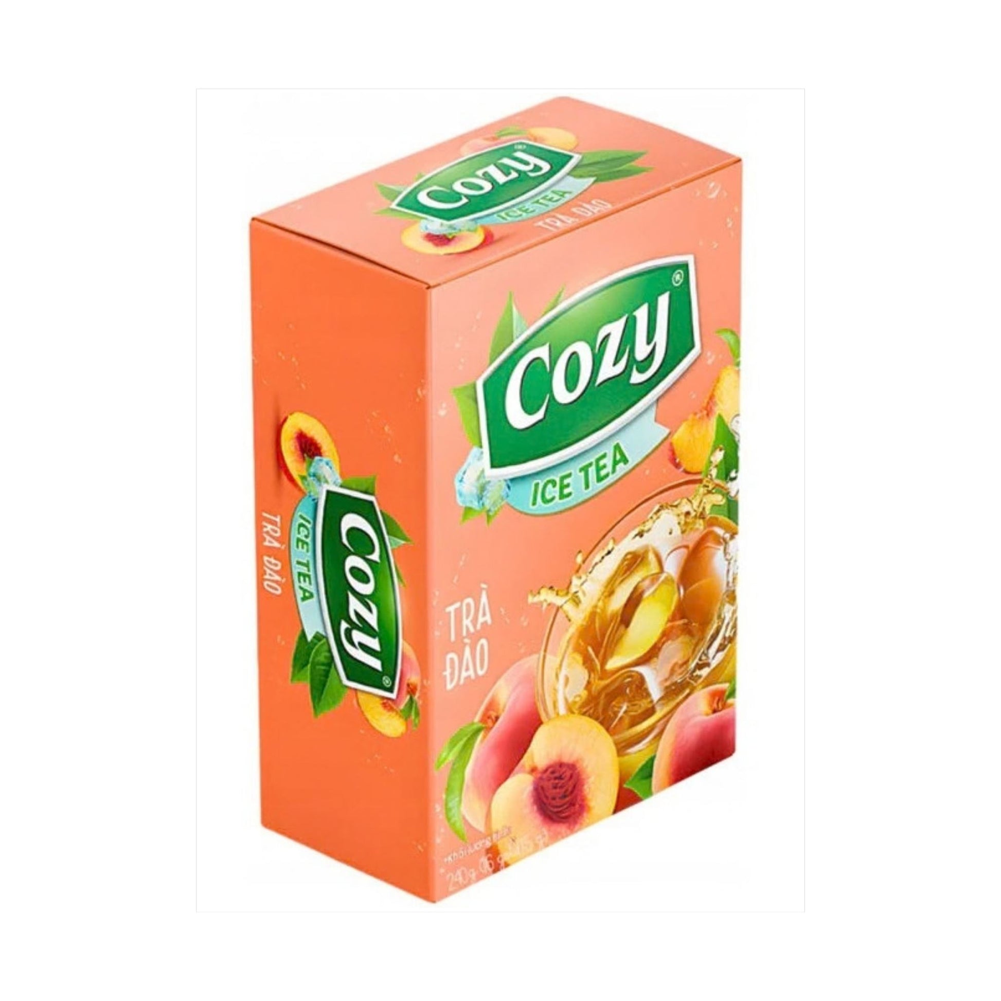 Cozy Iced Instant Tea Peach 16×15 g (240 g) - Peach Iced Tea