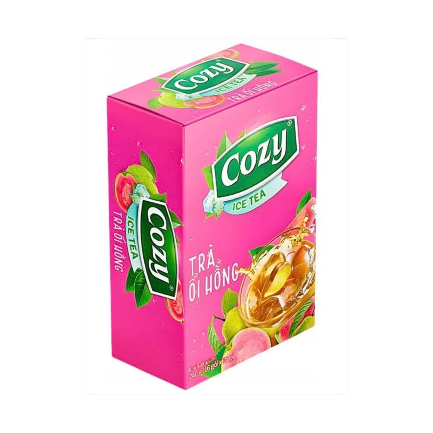 Cozy Iced Tea Pink Guava 16×15 g (240 g) - instant fruit tea