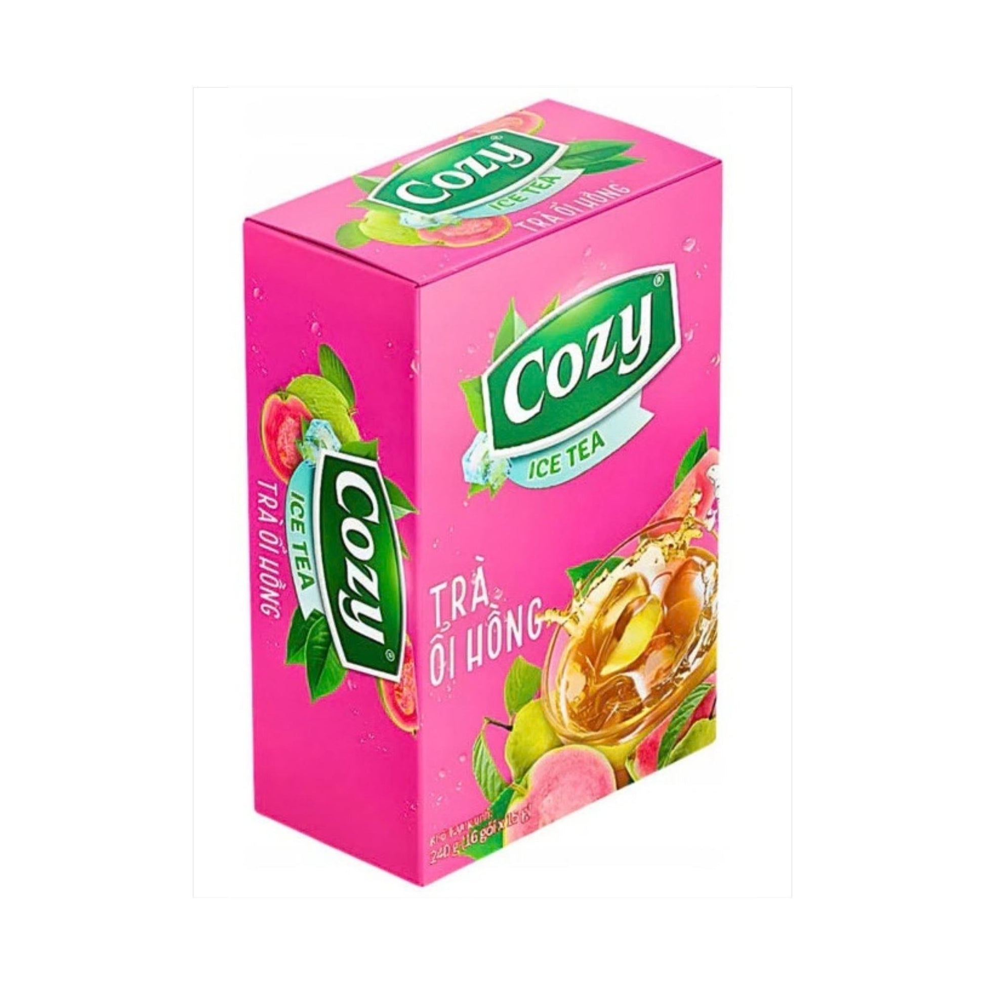 Cozy Iced Tea Pink Guava 16×15 g (240 g) - instant fruit tea