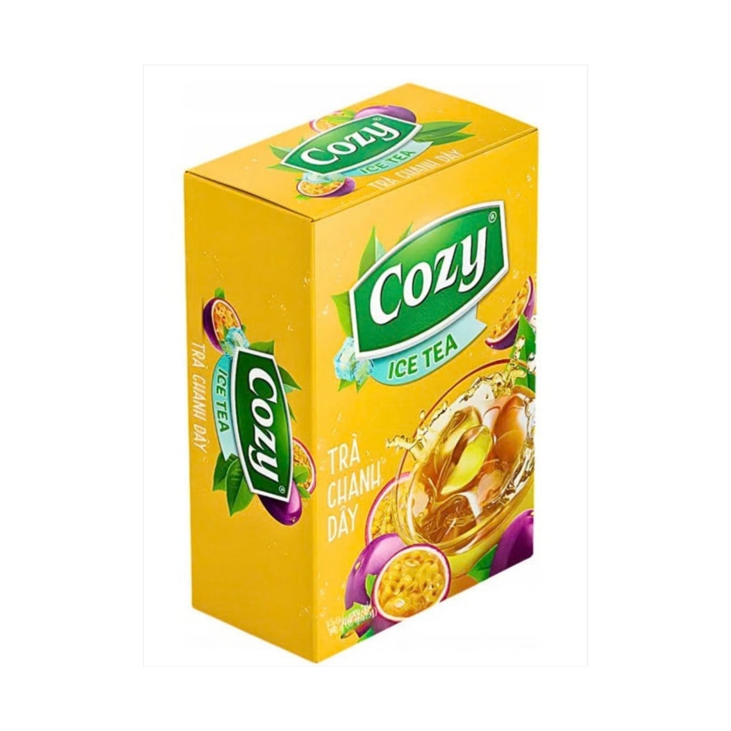 Cozy instant iced tea Passion Fruit 16×15 g (240 g) - passion fruit & black tea