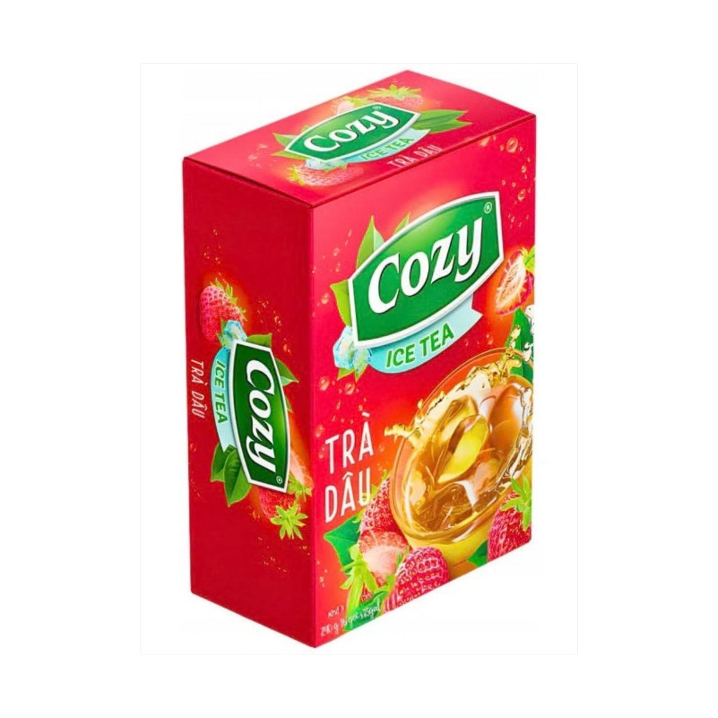 Cozy instant tea Strawberry 16×15 g (240 g) - Instant strawberry drink