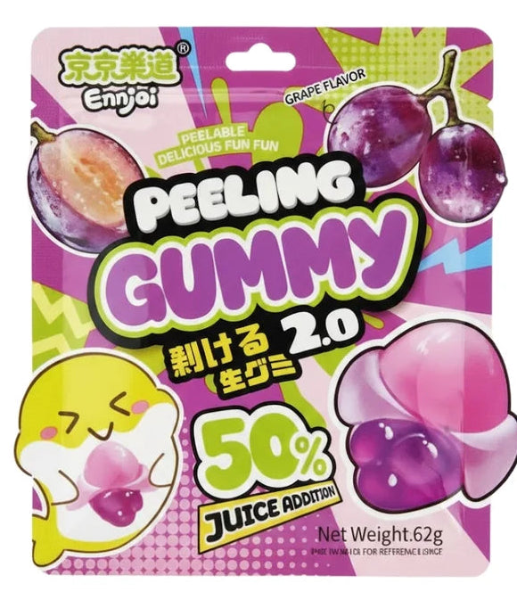 Ennjoi Grape Peeling Gummy 62g CHN