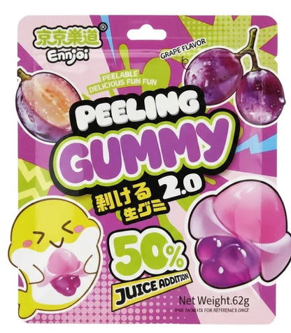 Ennjoi Grape Peeling Gummy 62g CHN