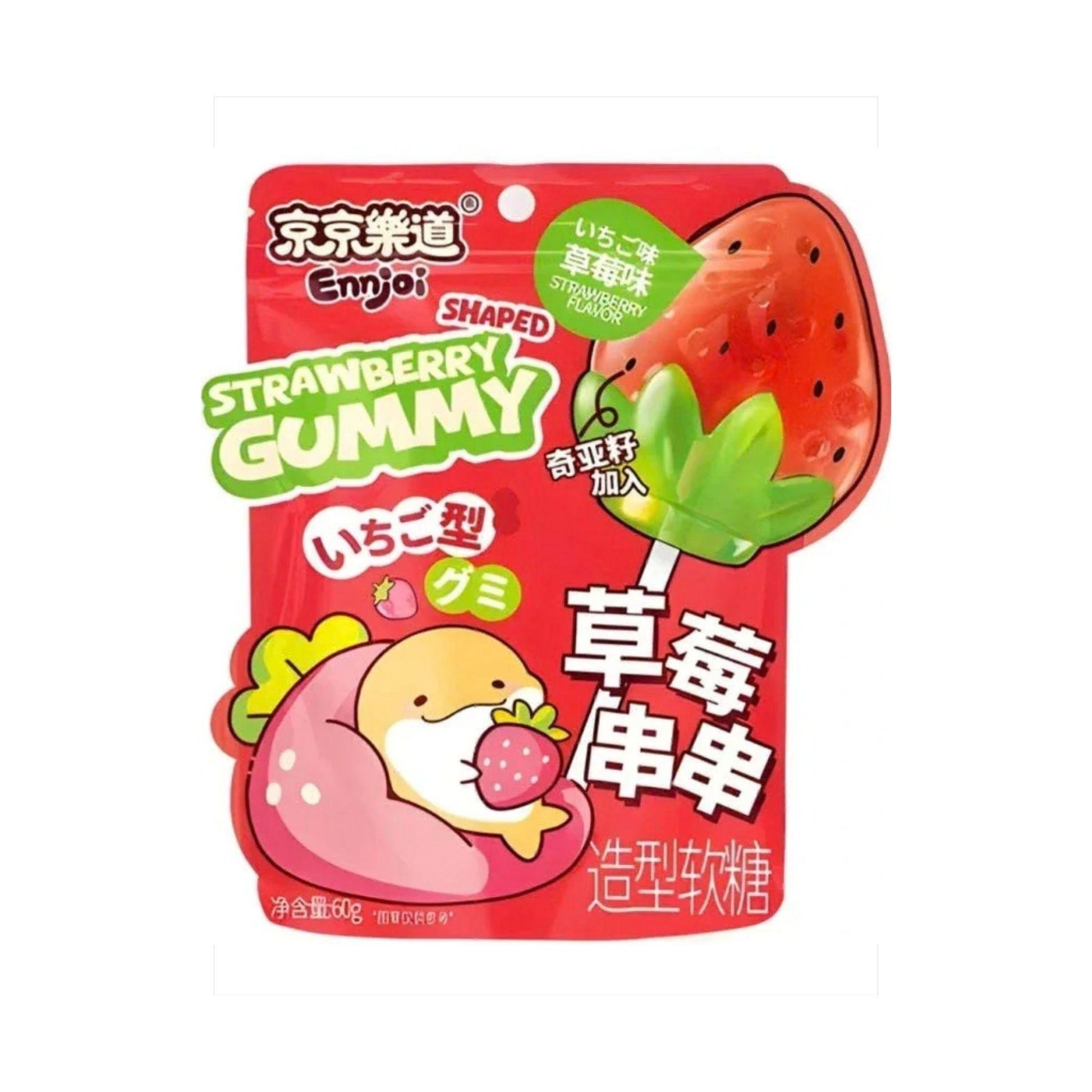 Ennjoi Strawberry Shaped Gummy 60g CHN