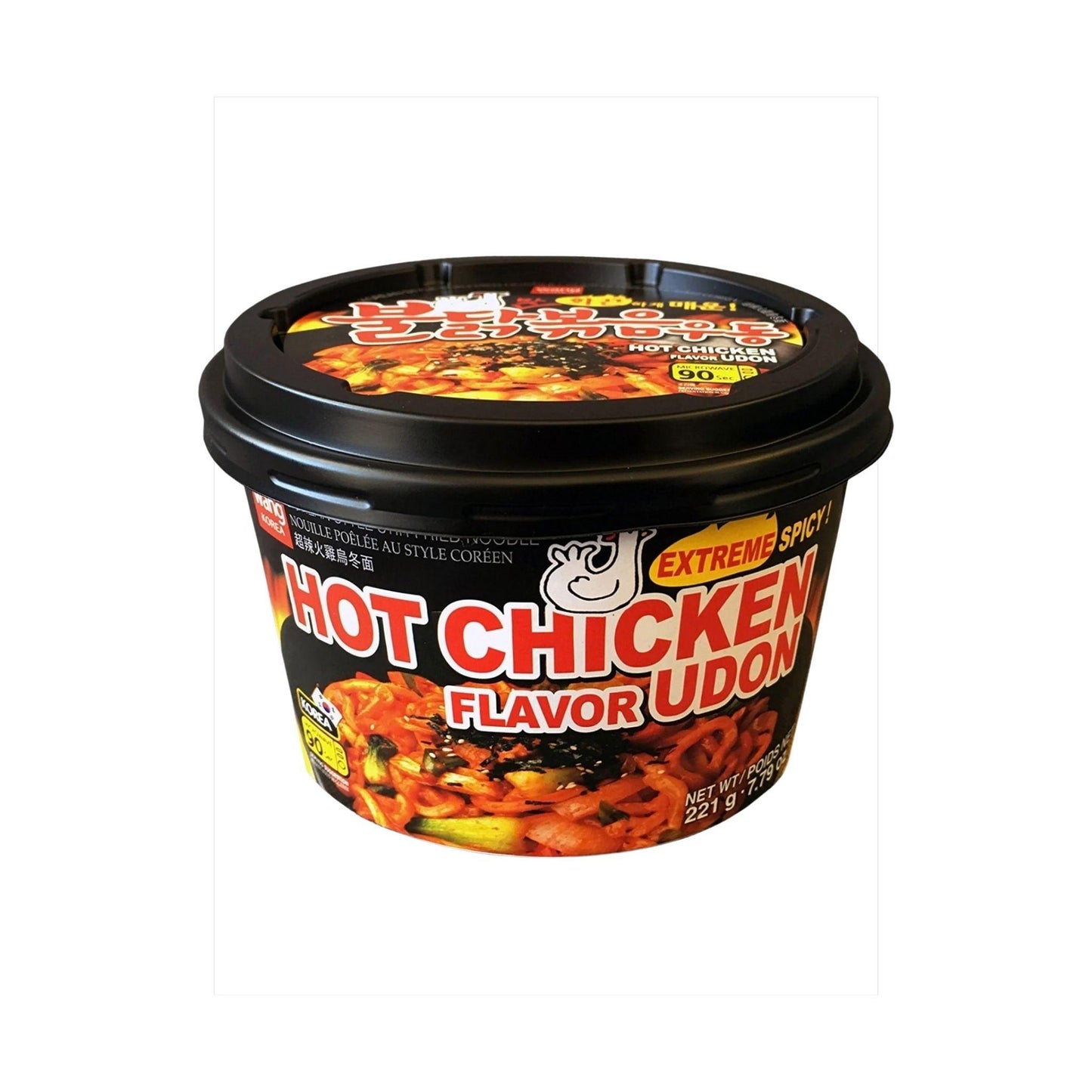 Extreme spicy hot chicken flavour udon – Wang korea