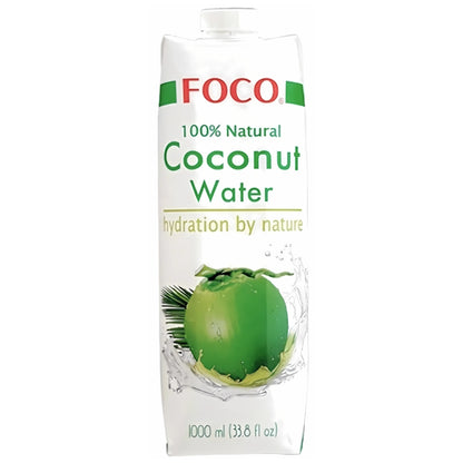 FOCO 100% natural coconut water 1L (NUOC DUA NGUYEN CHAT)