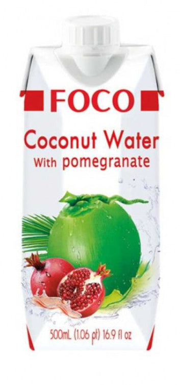 FOCO Coconut Water with pomegranate 500ml