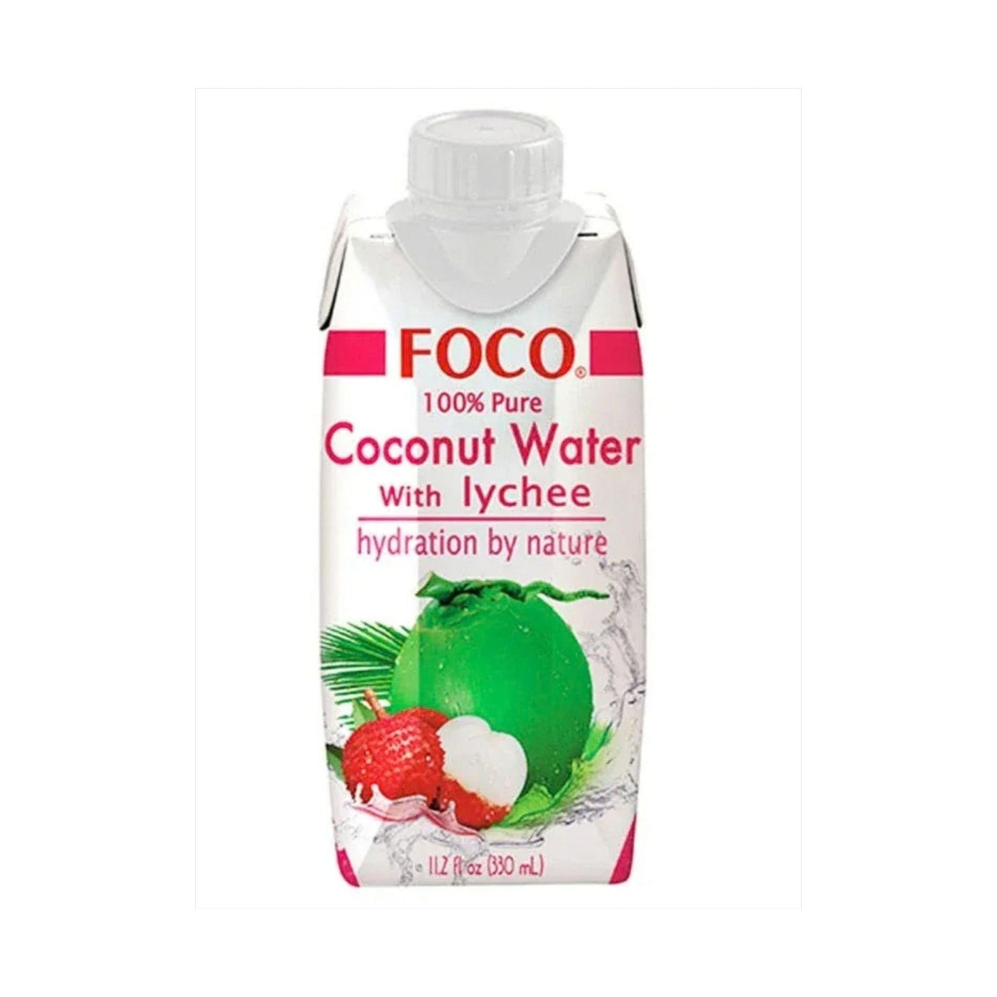 Foco Coconut Water Lychee 500ml
