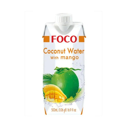 Foco Coconut Water Mango 500ml