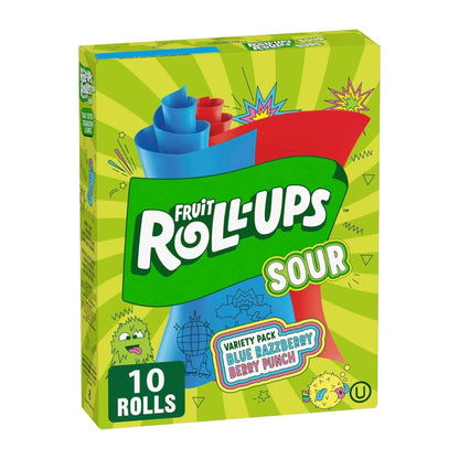 Fruit Roll-Ups Sour Roules Aux Fruits 10s 141g
