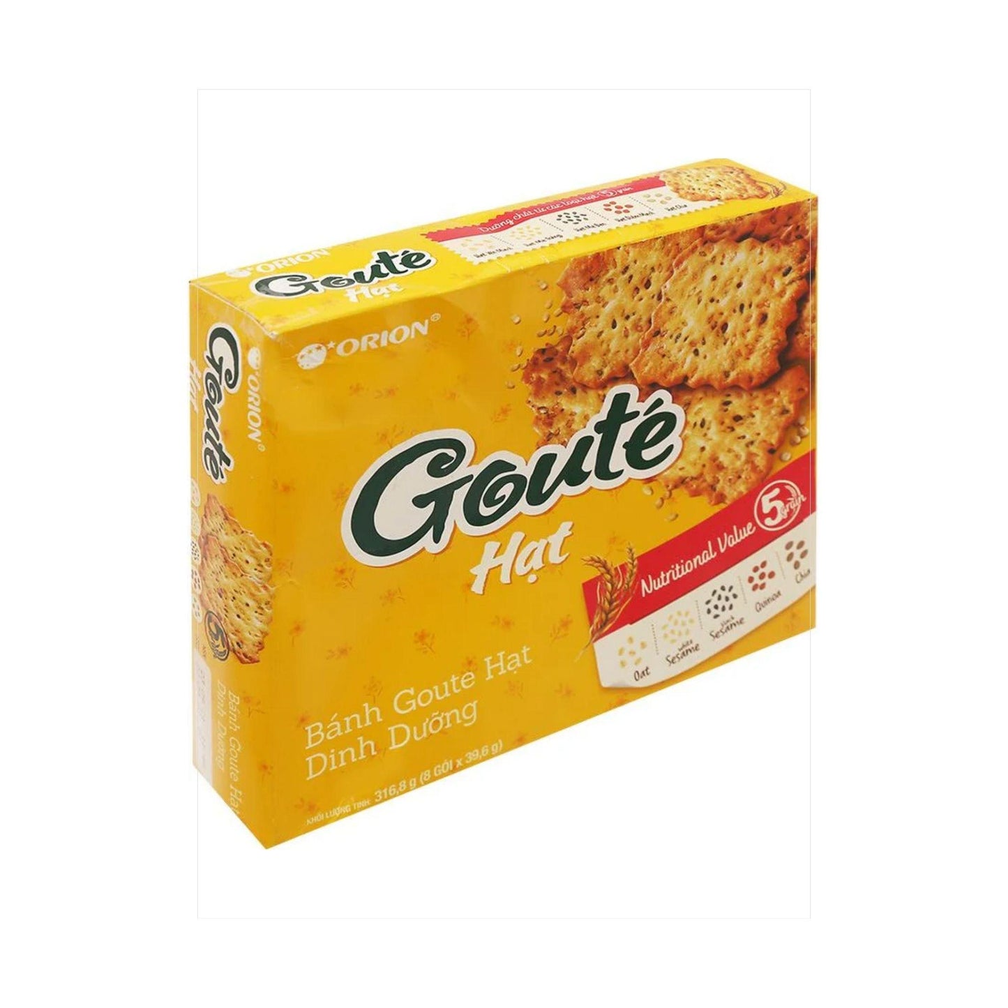 Gouté Nutritional Seed Biscuits, 316g Box