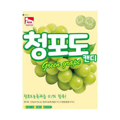 Haetae Candy assorted flavors (Green Grape-130g)