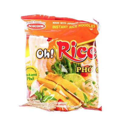 INSTANT NOODLES Oh ricey 63g ACECOOK