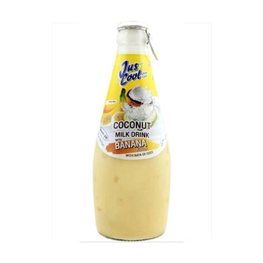 JUST COOL COCONUT MILK DRINK BANANA 290ML BOTTLE