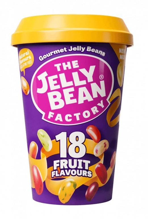 Jelly Bean Factory 18 fruit flavours - jelly beans cup 200g