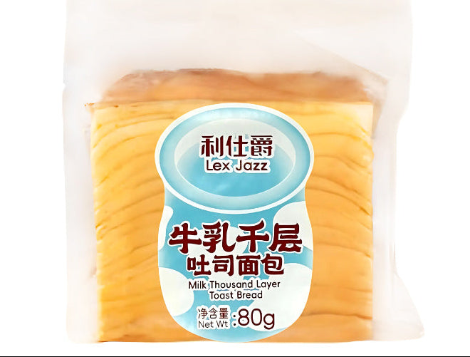 Lex Jazz Thousand Layer Toast Bread Milk 80g - Nadýchaný mléčný toust