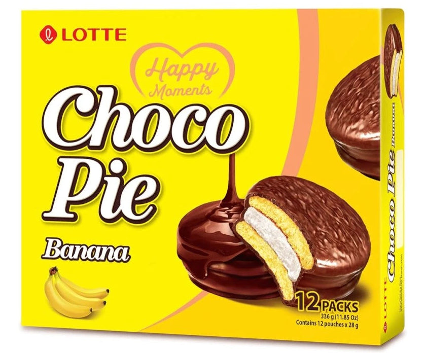 Lotte Choco Pie Banana 336g KOR