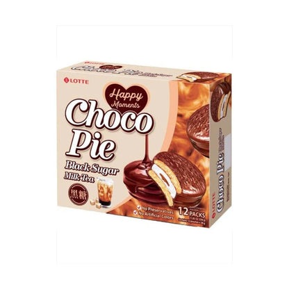 Lotte Choco Pie Black Sugar Milk Tea 336g KOR