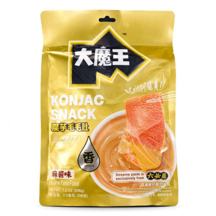 Mowon Konjac Snack Sesame Paste Bag 206g